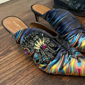 Kurt Geiger Vibrant Embellished Mules